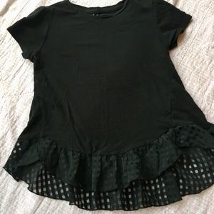 Cute peplum short sleeve top